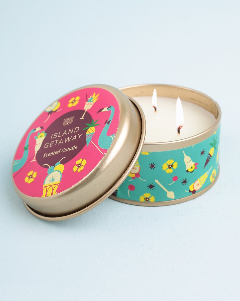 Island Getaway Tin Candle