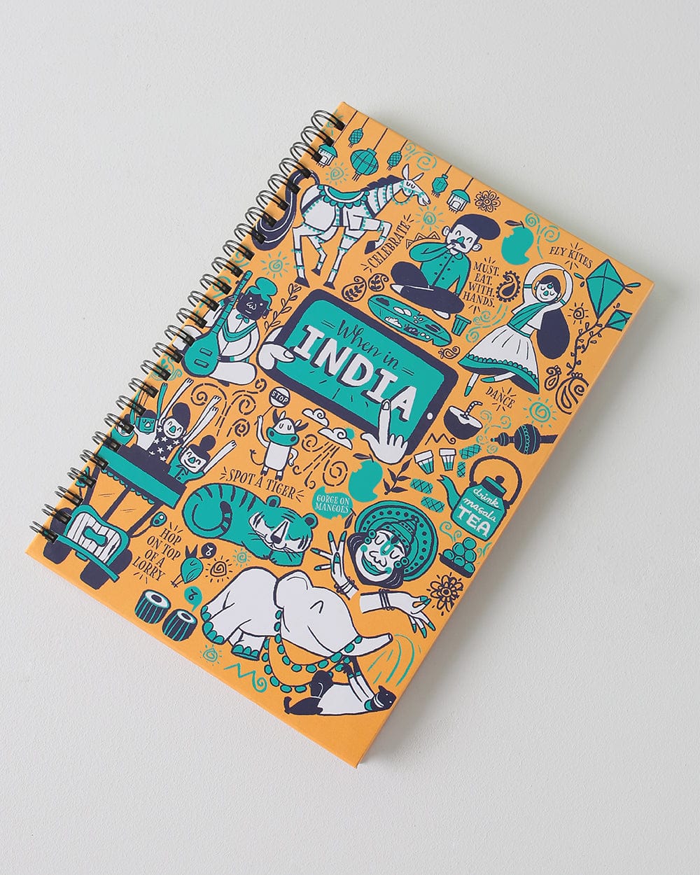 When In India Spiral Notebook