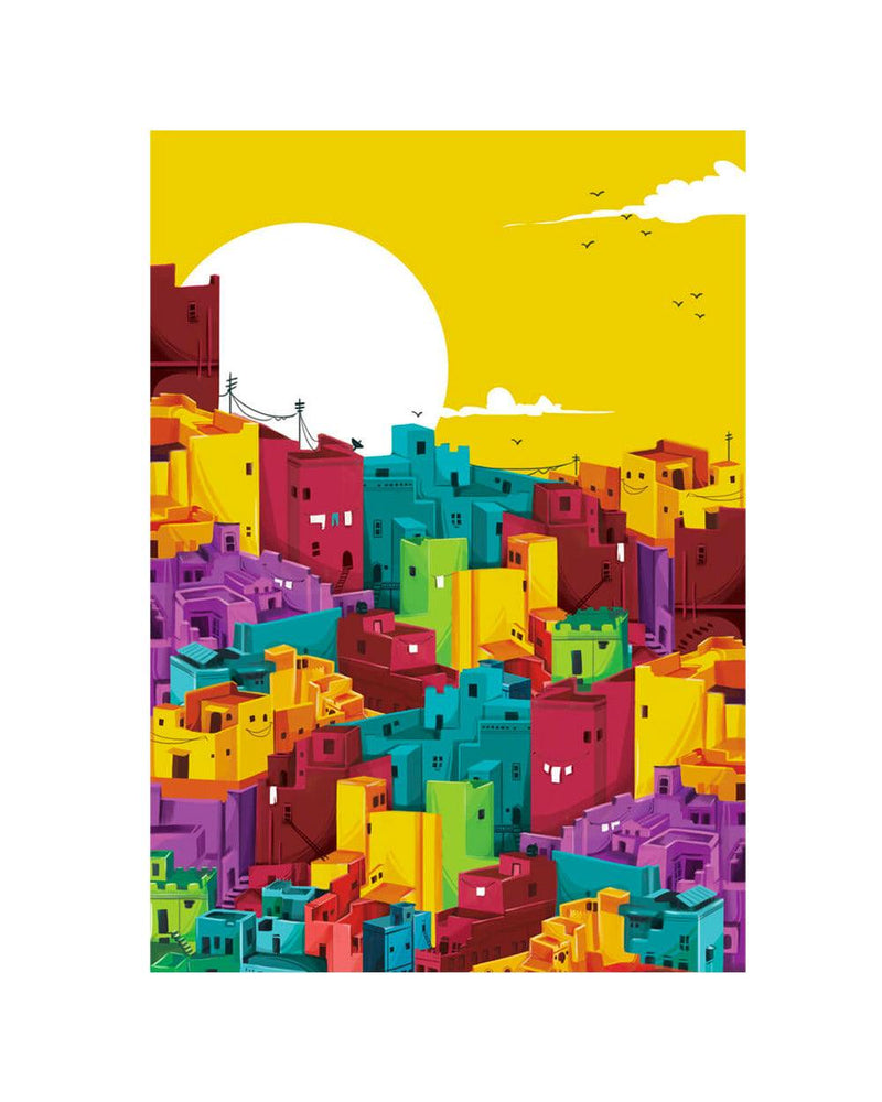 Chumbak Building Wall Art