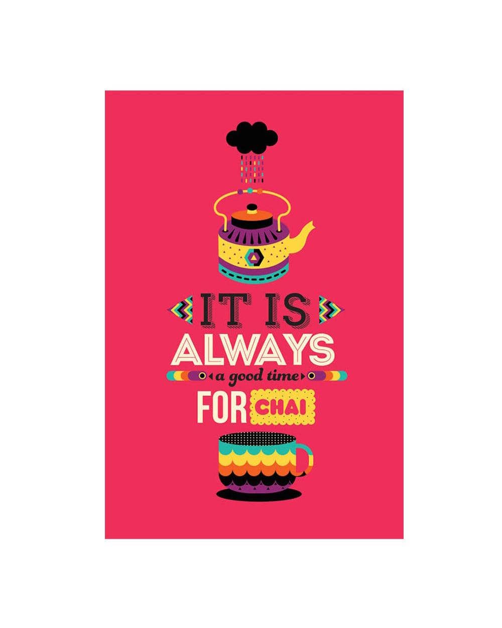 Chumbak Chai Red Wall Art
