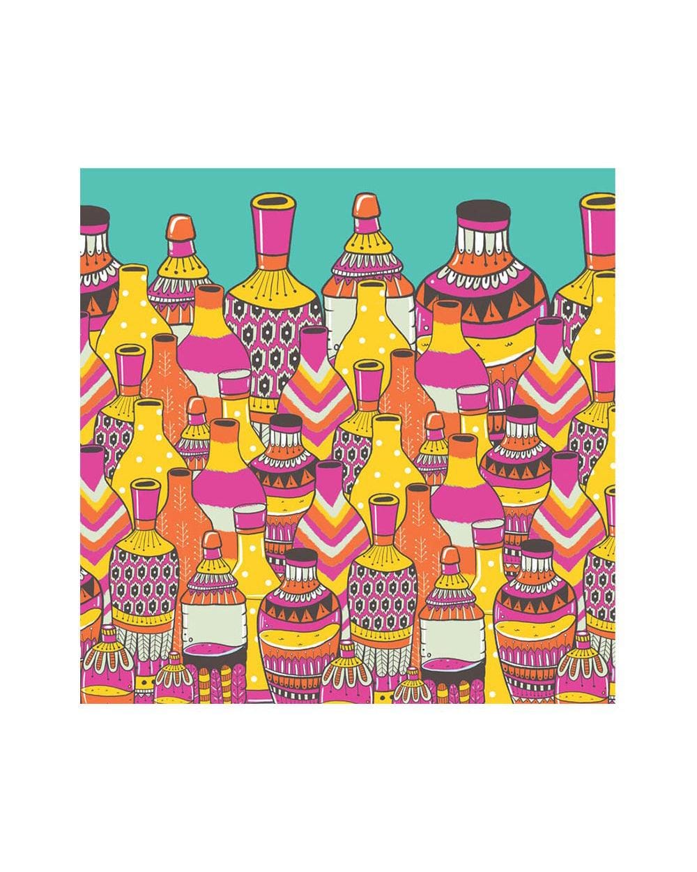 Chumbak Bottle Wall Art