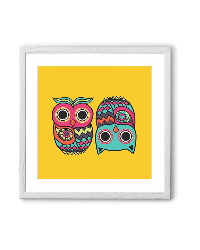 Owl Yellow Wall Art at ₹ 2,095 – Chumbak
