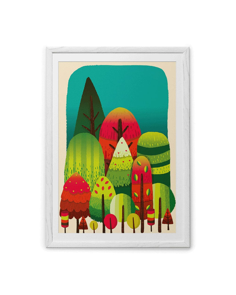 Chumbak Textured Trees Wall Art