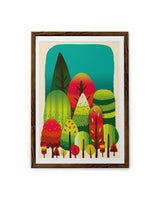 Chumbak Textured Trees Wall Art