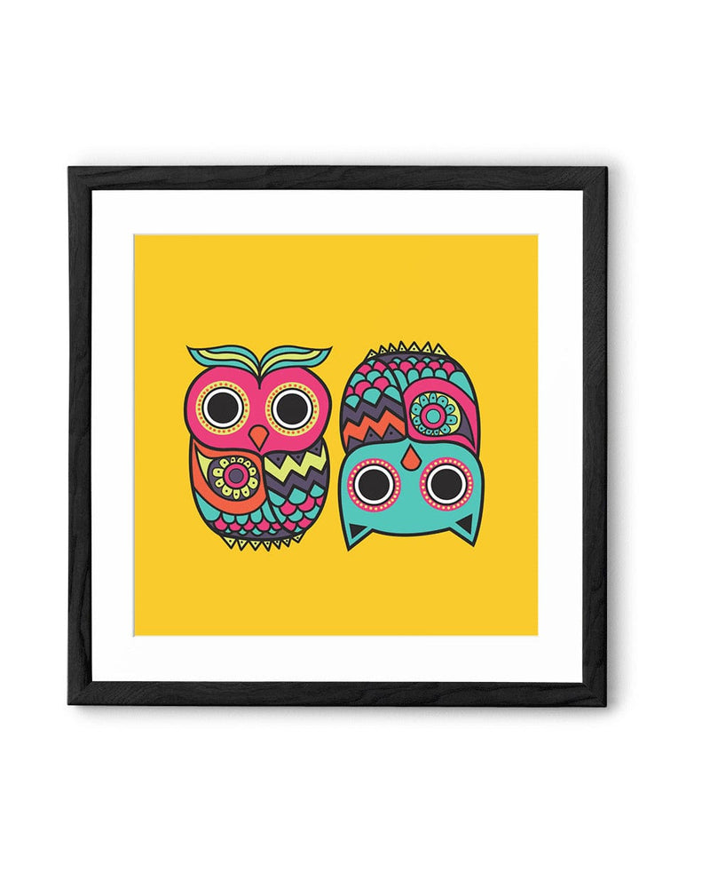 Owl Yellow Wall Art at ₹ 2,095 – Chumbak