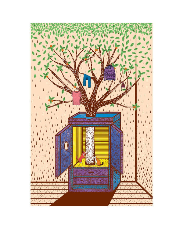 Chumbak Enchanted Wardrobe Wall Art
