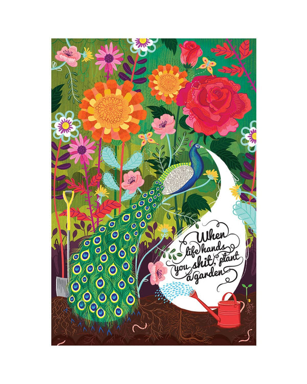 Chumbak Green Philosophy Wall Art