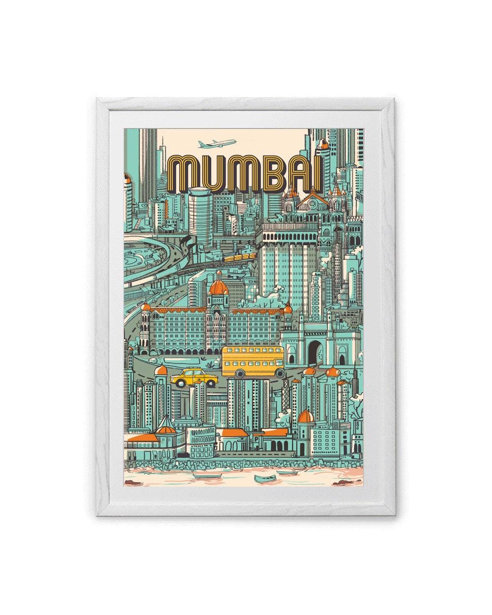 Chumbak City of Dreams Wall Art - Blue