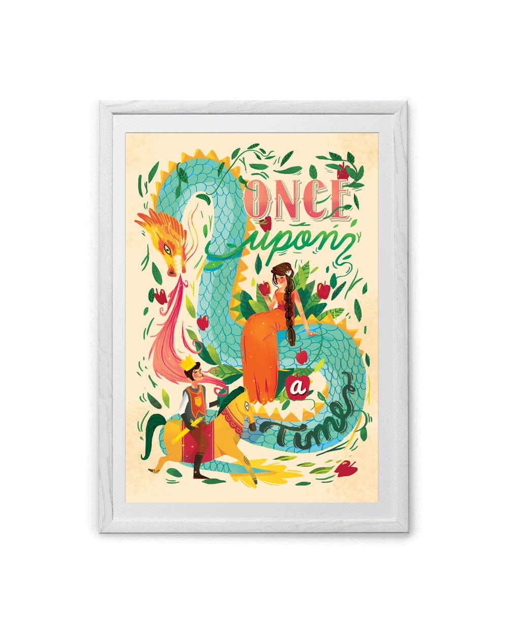 Chumbak Find Your Fairytale Wall Art - Cream