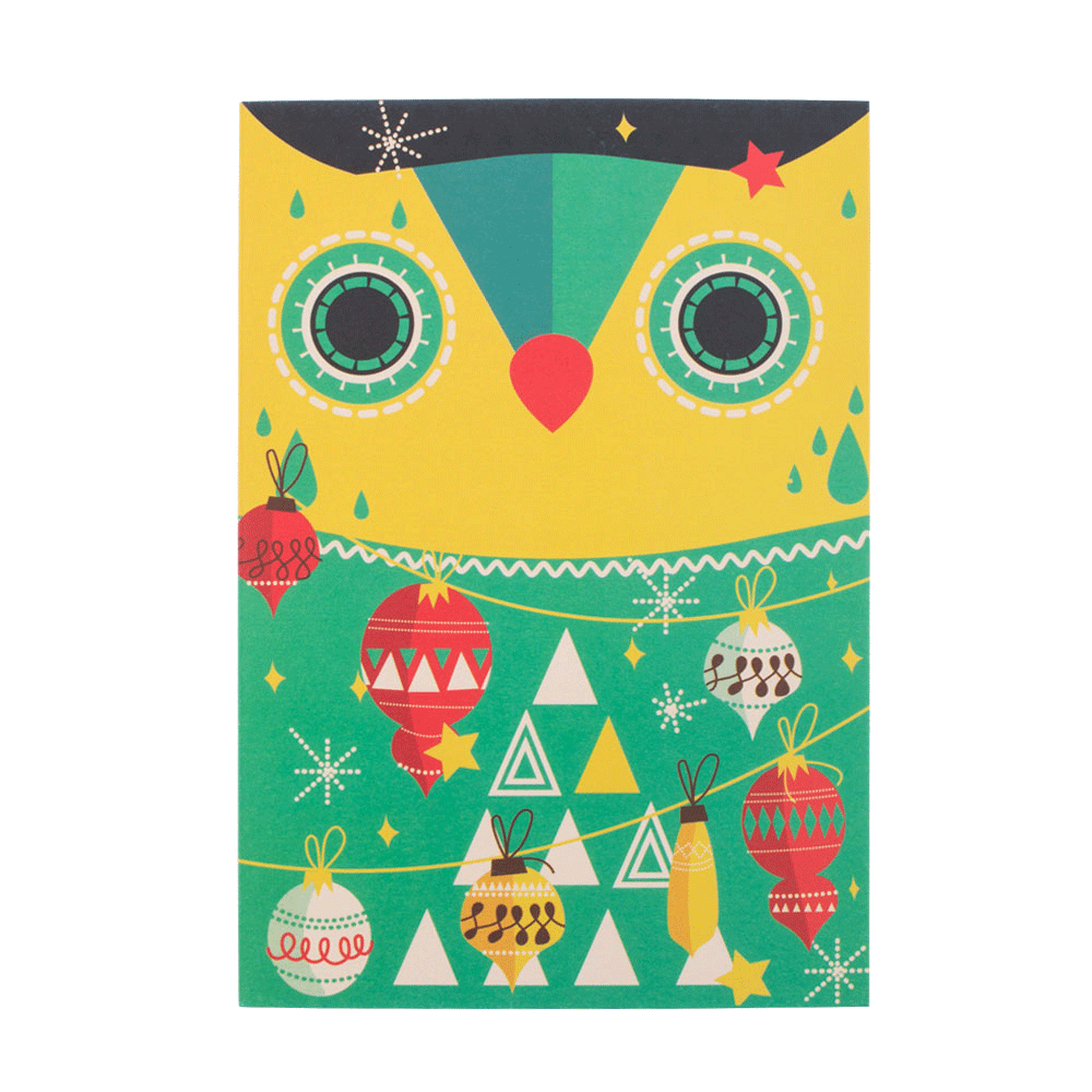 Chumbak Tinsel Town Animals Greeting Card- Set of 6