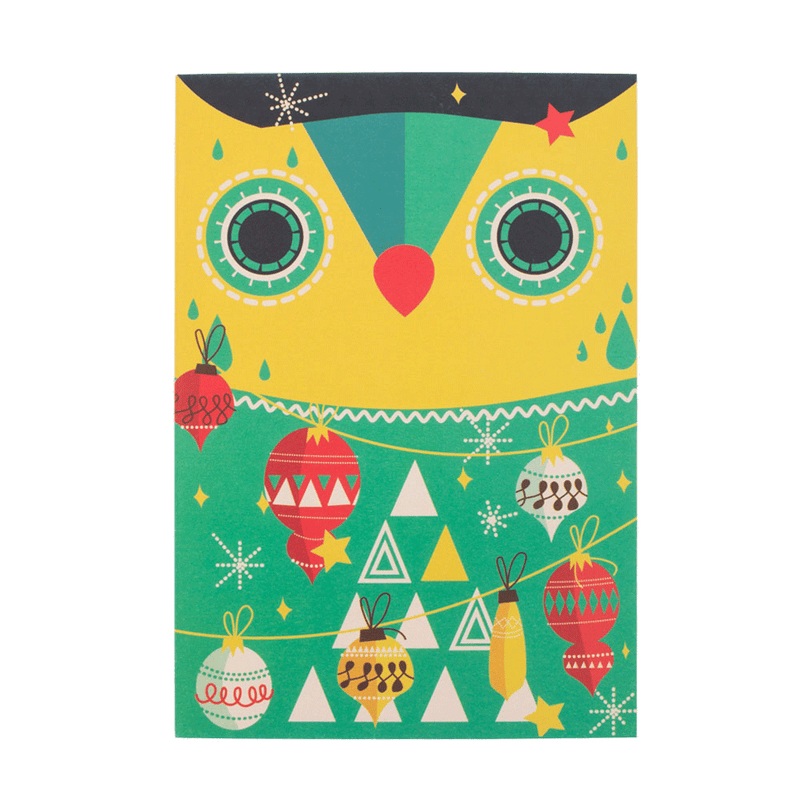 Chumbak Tinsel Town Animals Greeting Card- Set of 6