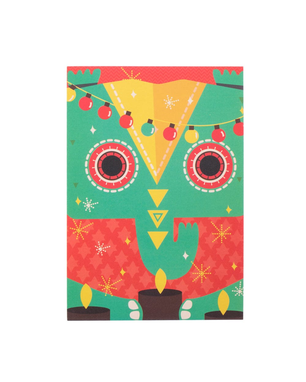 Tinsel Town Elephant Greeting Card