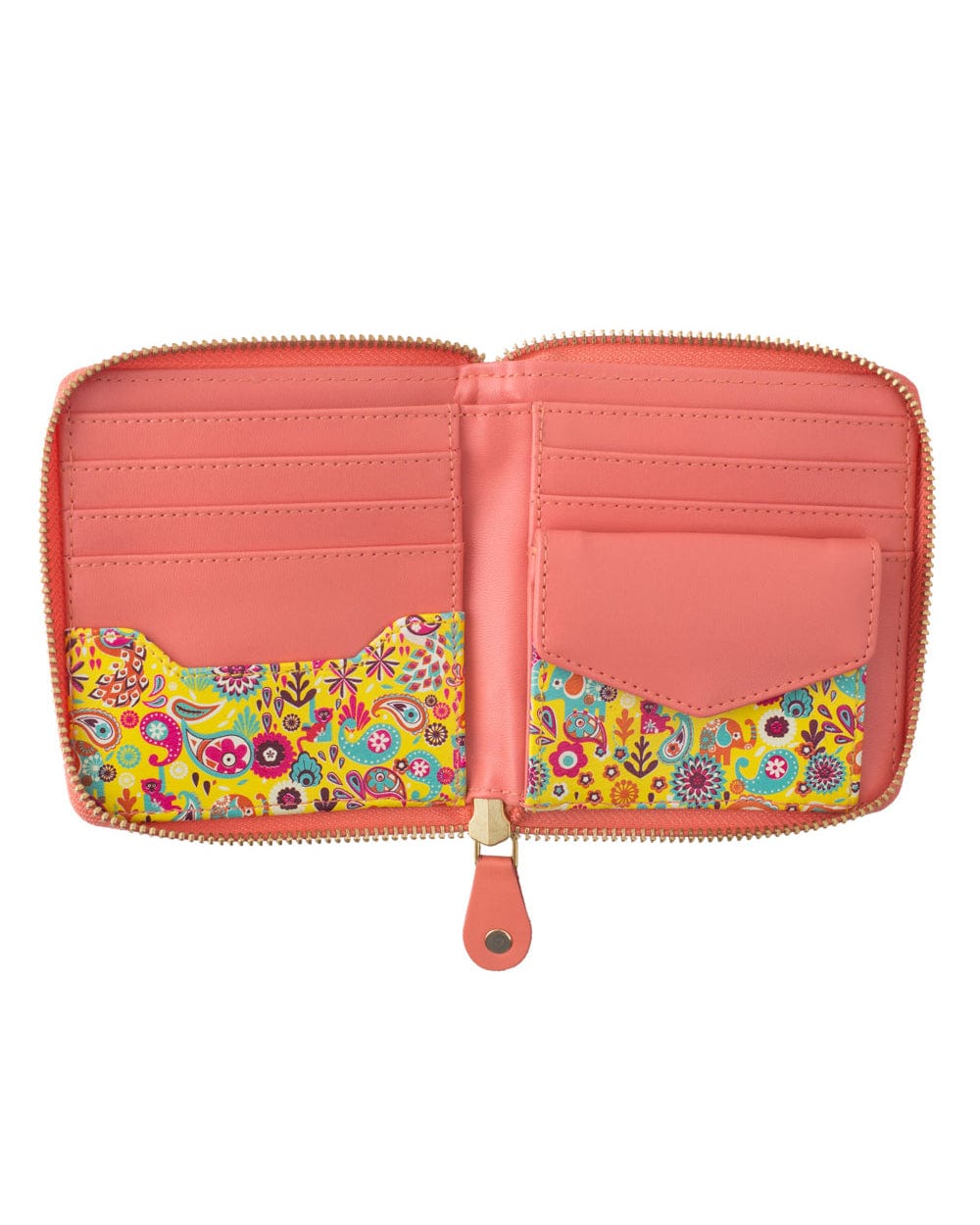 Chumbak Paisley Party Pocket Wallet - Pink