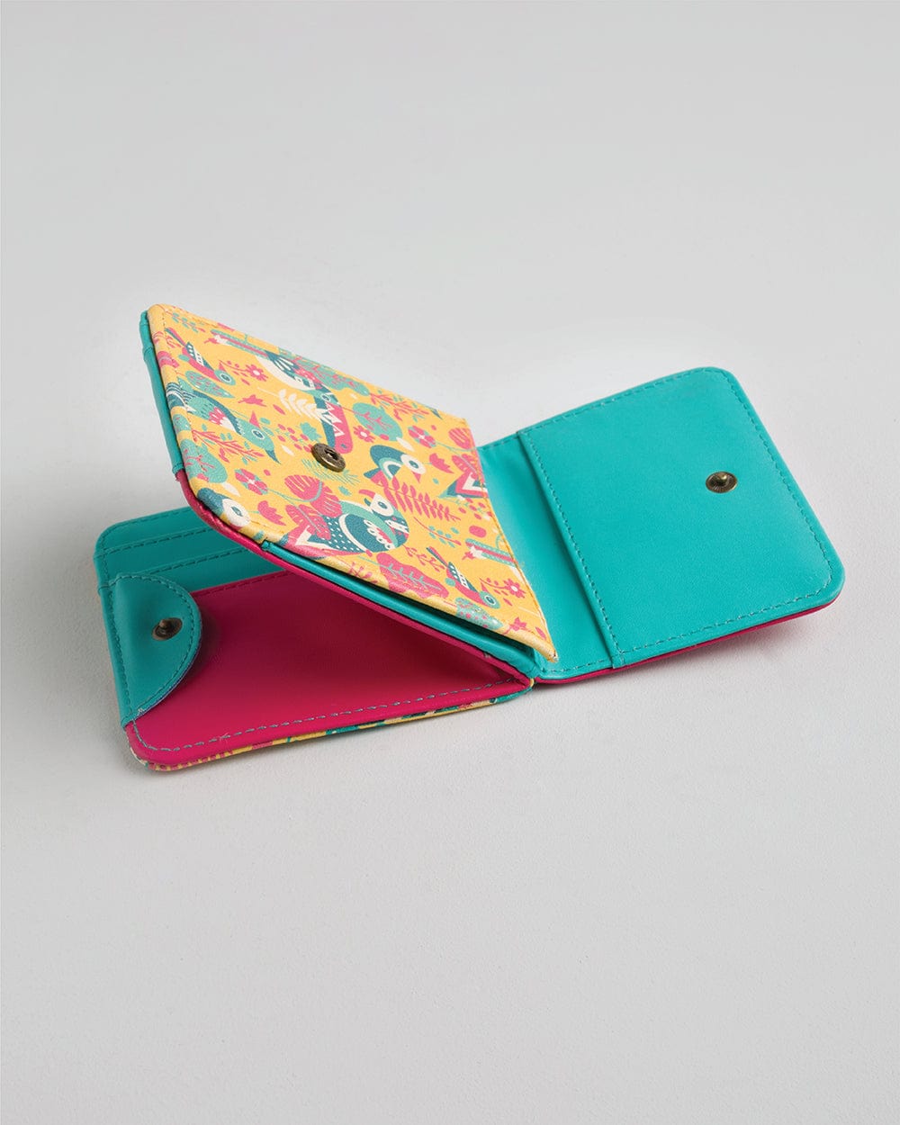 Chumbak Tropical Birdie Wallet ' Yellow