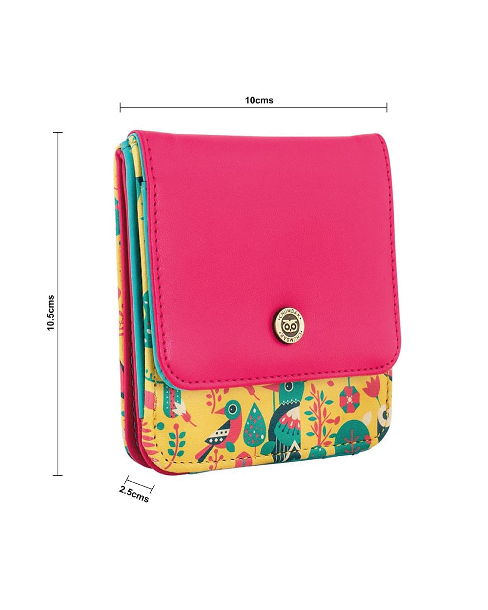 Chumbak Tropical Birdie Wallet ' Yellow