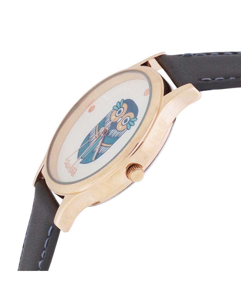 Chumbak TEAL by Chumbak Classic Boho Owl Watch ' Teal