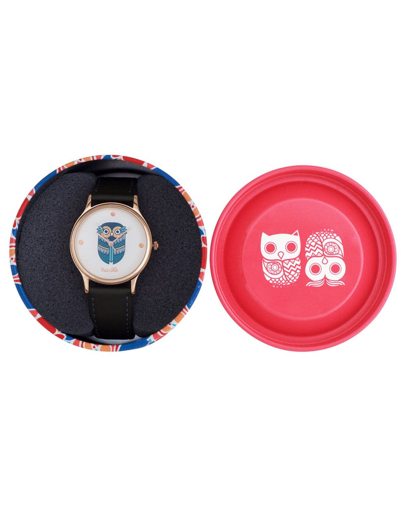 Chumbak TEAL by Chumbak Classic Boho Owl Watch ' Teal