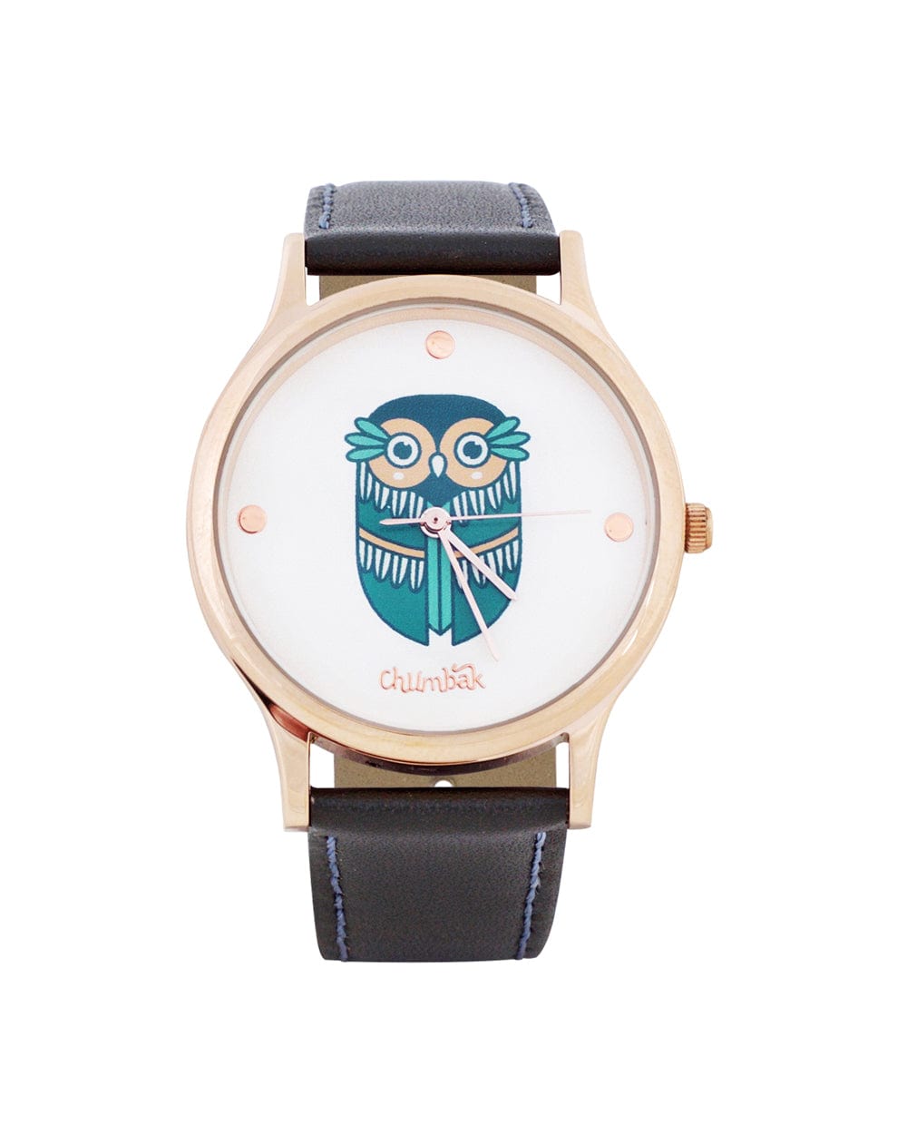 Chumbak TEAL by Chumbak Classic Boho Owl Watch ' Teal