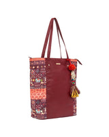 Chumbak Regal Walk Tote Bag - Red