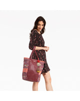 Chumbak Regal Walk Tote Bag - Red