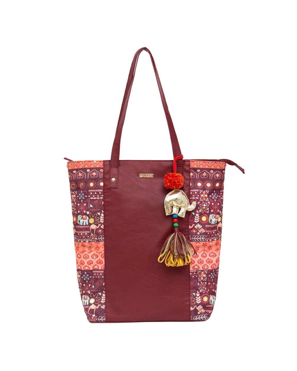 Chumbak Regal Walk Tote Bag - Red