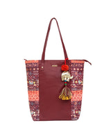 Chumbak Regal Walk Tote Bag - Red