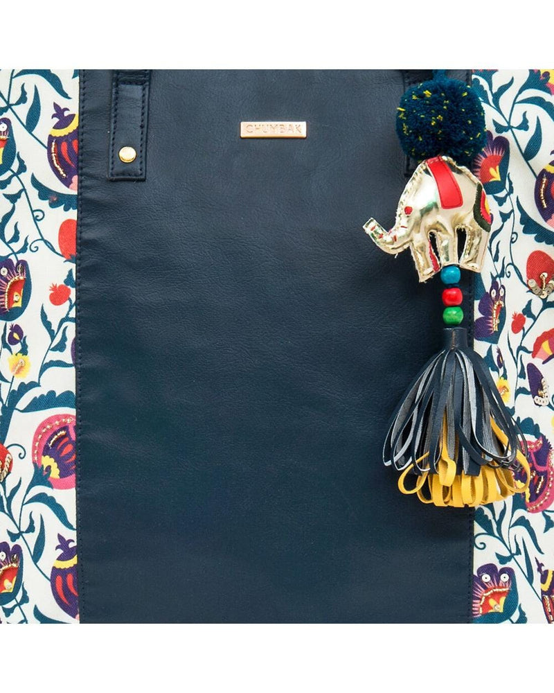 Chumbak Bohemian Branches Tote Bag - Blue