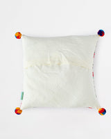 Chumbak Folk Doilie Crochet Cushion Cover | 16"