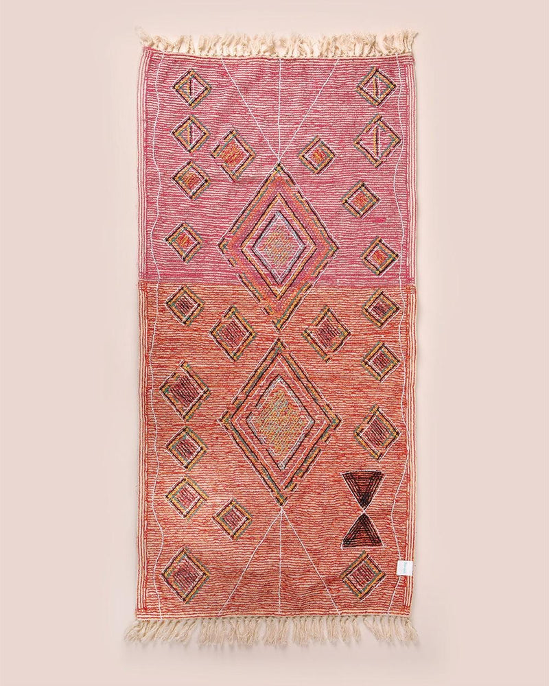 Chumbak Colour Block Floor Rug
