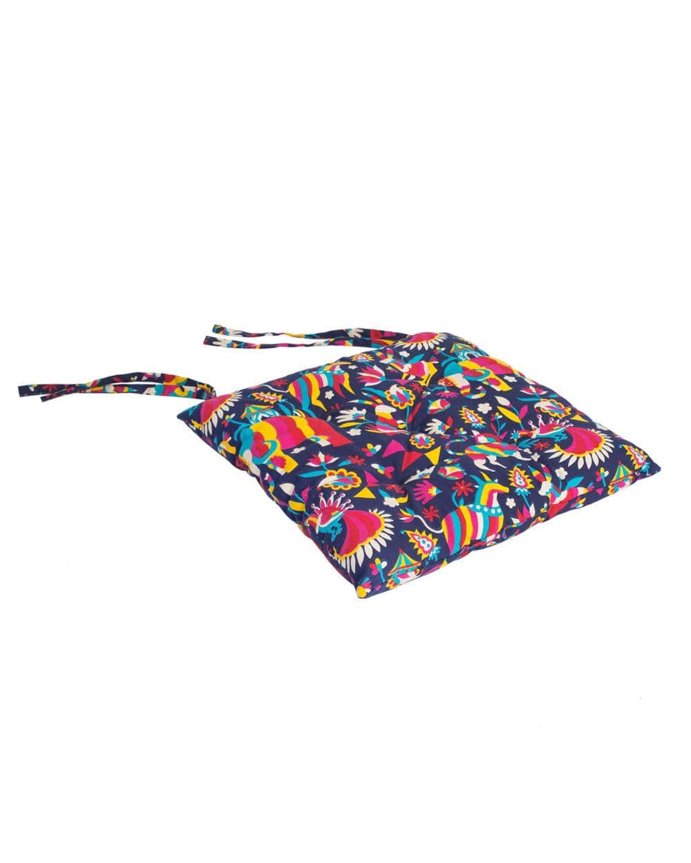 Chumbak Bohemian Jungle Seat Cushion