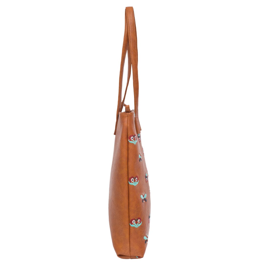 Chumbak Owl Eyes Embroidered Tote Bag