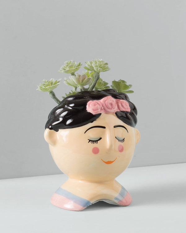 Chumbak Vintage Doll Face Planter