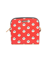Chumbak Panda Faces Sling Bag - Red