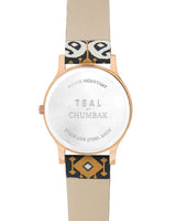 Chumbak TEAL by Chumbak Paisley Elephant Wrist Watch - Dark Green