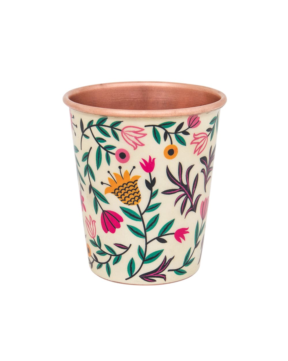 Floral Spice Copper Tumbler - Small