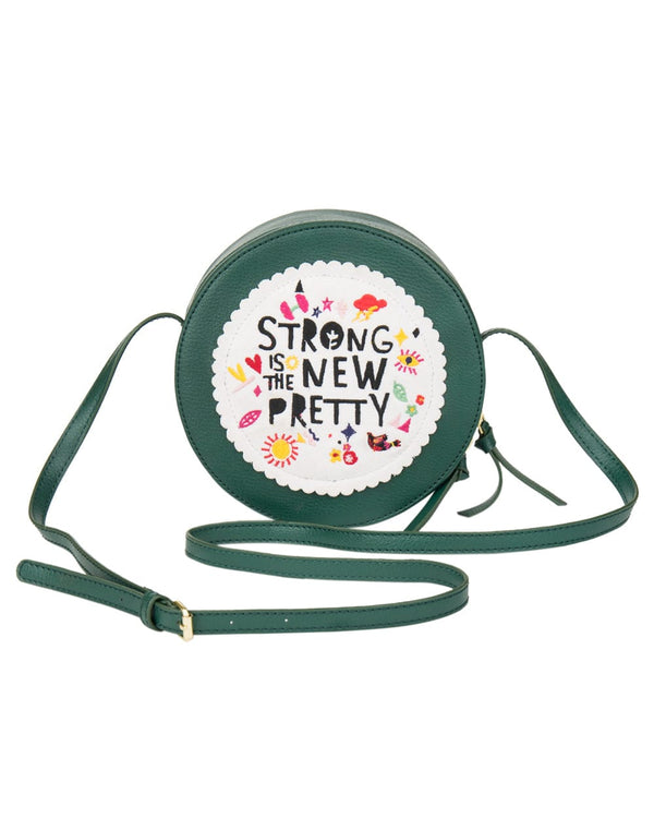 Chumbak Strong Is The New Pretty Sling Bag - Green