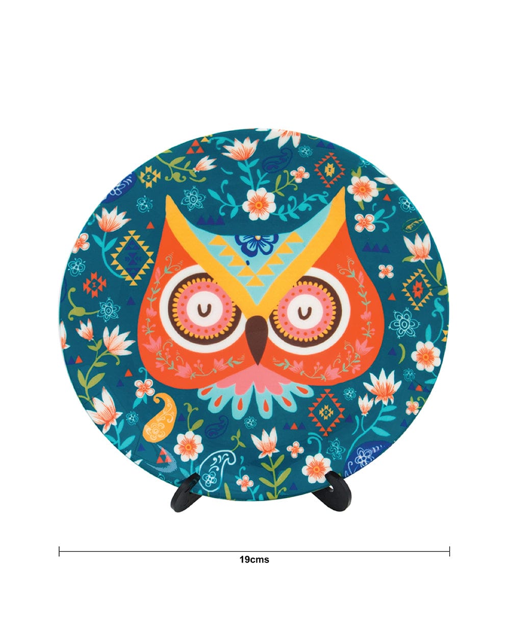 Chumbak Garden Owl Wall Plate