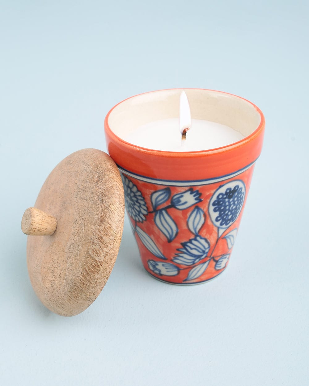 Chumbak Orange Blossoms Candle Jar
