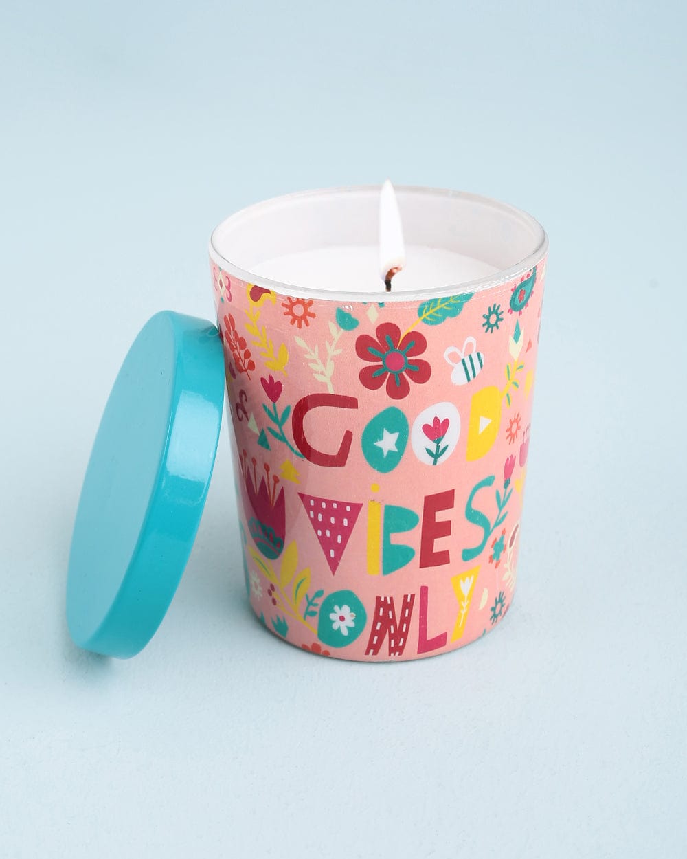 Chumbak Good Vibes Candle Jar