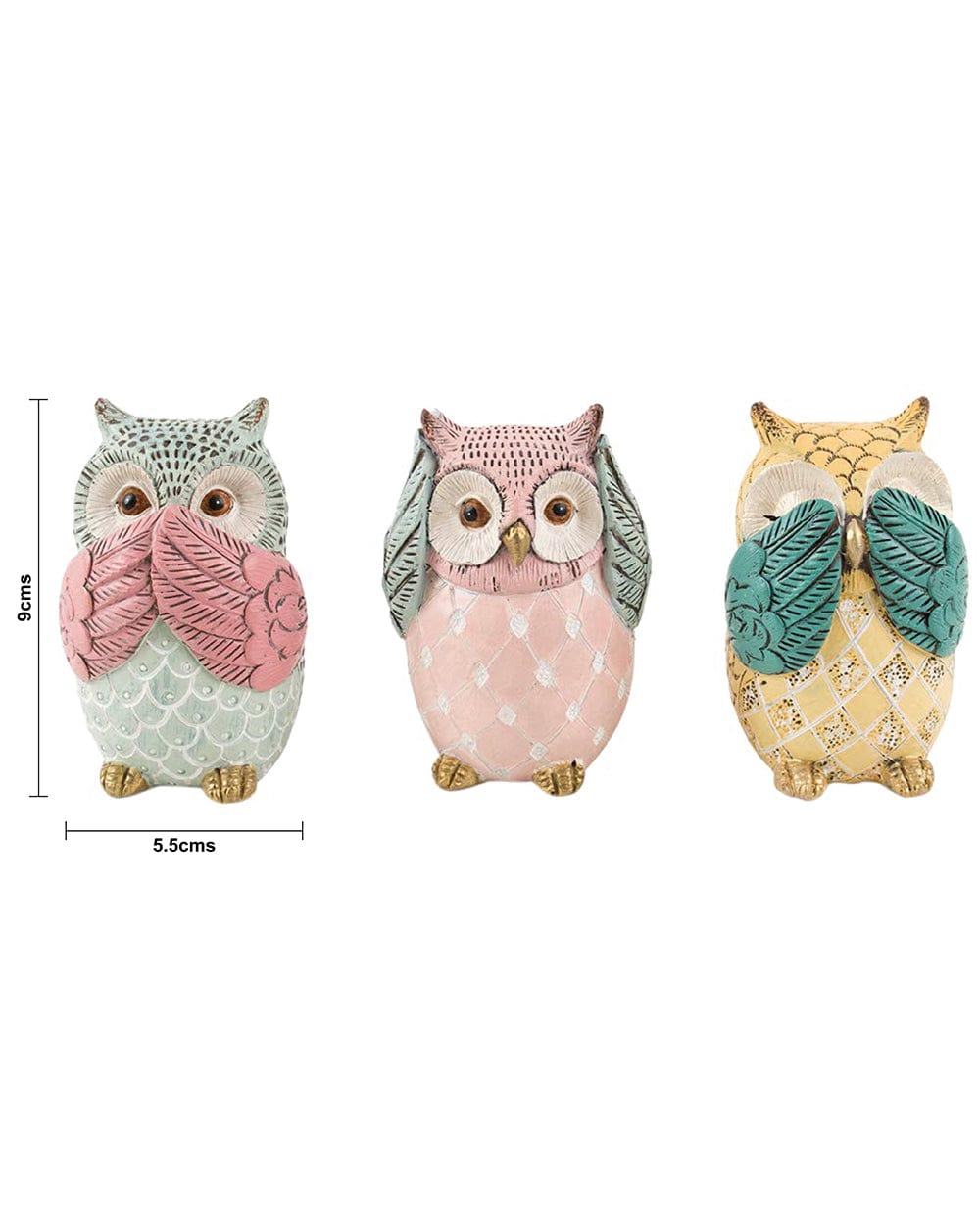 Chumbak Wise Owls Decor Set