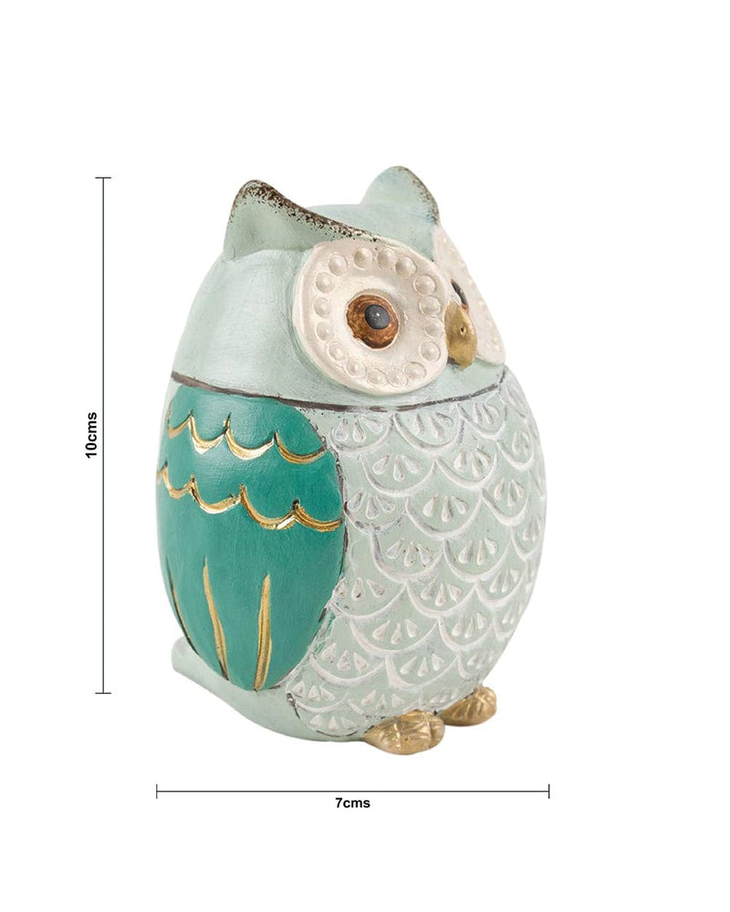 Chumbak Pinterest Owl D'cor ' Teal