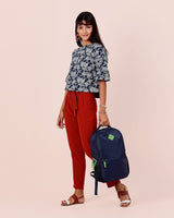 Chumbak Sailor Backpack - Navy Blue