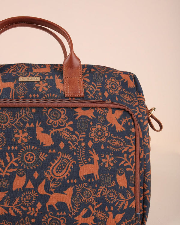 Chumbak Jungle Vibes Canvas Laptop Bag