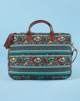 Chumbak Flora Birds Canvas Laptop Bag