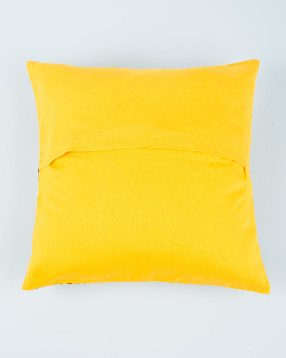Chumbak Indian Traffic 16” Cushion Cover- Yellow