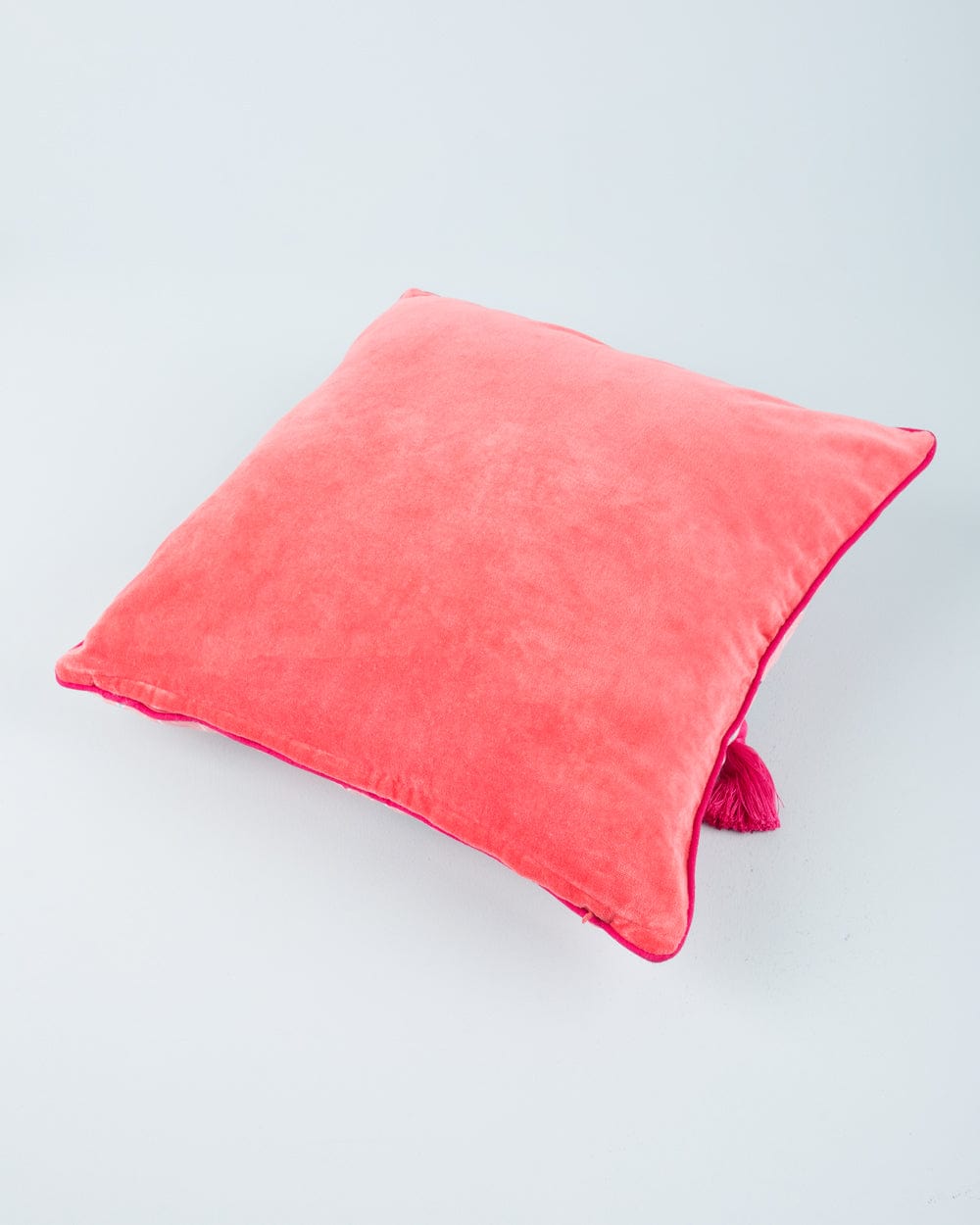 Chumbak Folk Umbrella Tasseled Cushion Cover