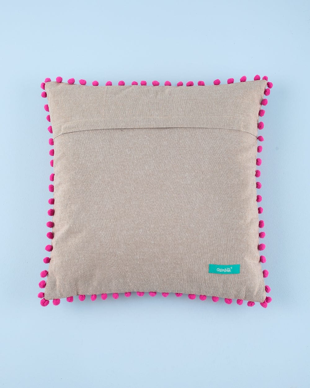 Chumbak Woods Embroidered 16” Cushion Cover