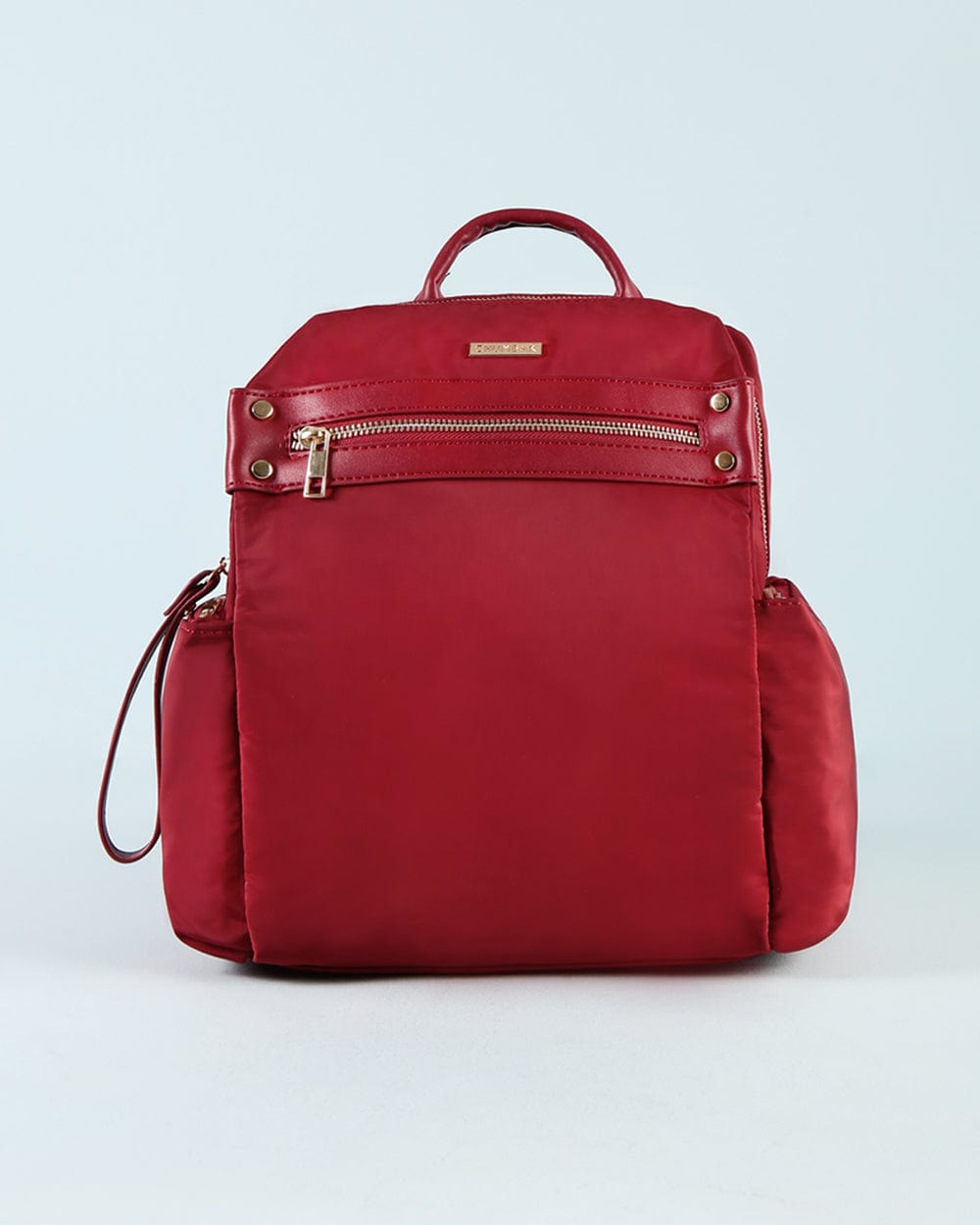 Chumbak Solid Marsala Tote Backpack