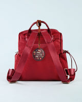 Chumbak Solid Marsala Tote Backpack