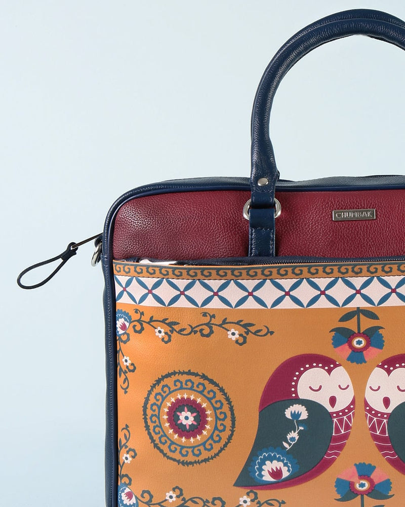 Chumbak Hoots Love Laptop Bag